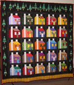2004 Raffle Quilt 'House of Many Colors'